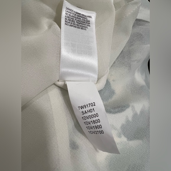 Lucky Brand Natalie Floral Slip Midi Dress in teal, green, white, size M - Picture 12 of 12